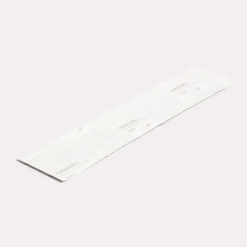 The back of the application tape with grid lines